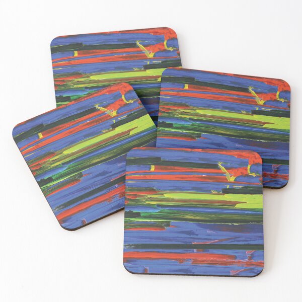 Item preview, Abstract colorful painting designed and sold by studio838.