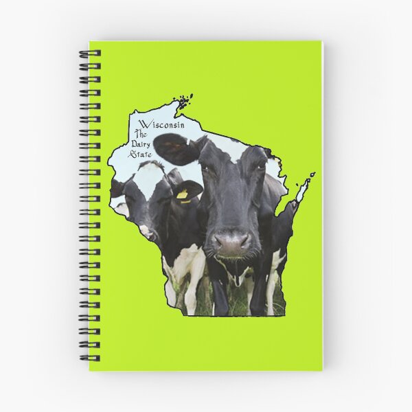Item preview, Wisconsin Map with Unoffical State Nickname:  The Dairy State designed and sold by Havocgirl.