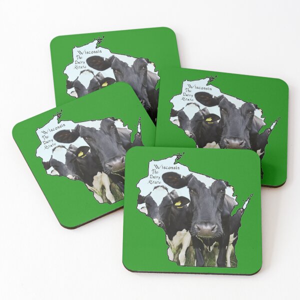 Item preview, Wisconsin Map with Unoffical State Nickname:  The Dairy State designed and sold by Havocgirl.