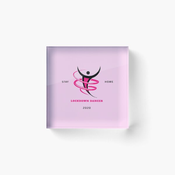 Item preview, LOCKDOWN DANCER 2020 Figure Black & Pink designed and sold by myboydoesballet.
