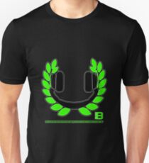 HEADPHONE WREATH - JULY 2012 MERCH - CRUNKECOWEAR.NET BEGREENRECORDS.NET Unisex T-Shirt