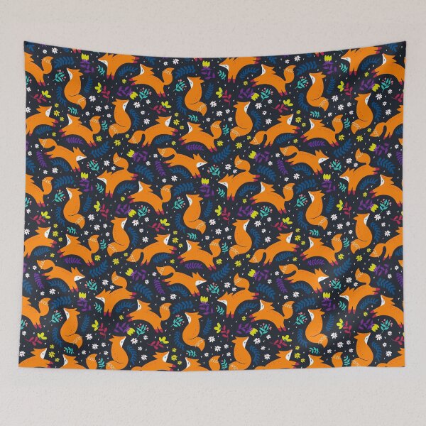 Item preview, Frolicking Foxes designed and sold by limegreenpalace.