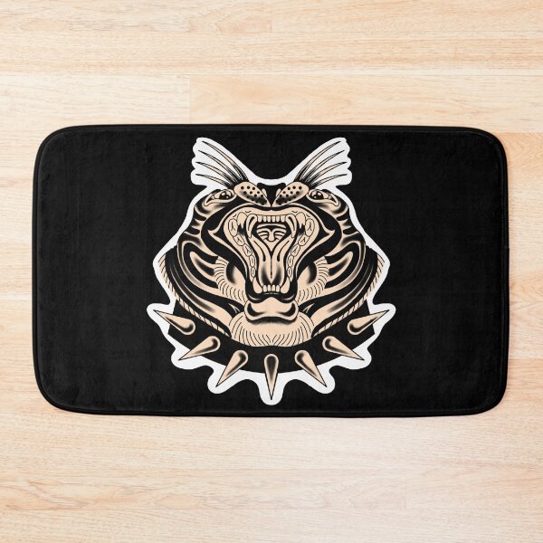 Artikelvorschau, Traditionelle Tätowierung des Tigerkönigs Blackwork entworfen und verkauft von SuburbanStoic.