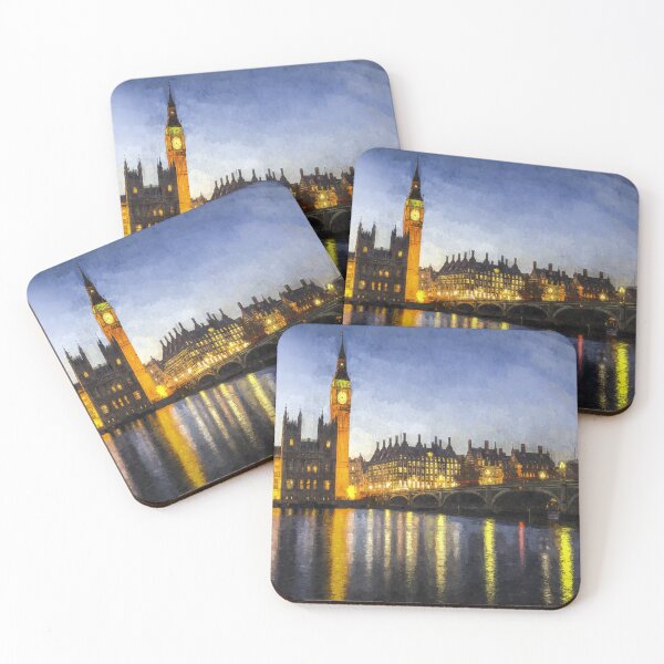 Item preview, Westminster Bridge And Big Ben Art designed and sold by Londonimages.