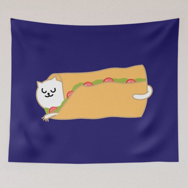 Item preview, Funny purrito taco cat designed and sold by spontania.