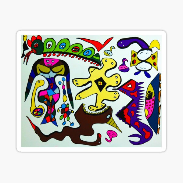 White space Sticker