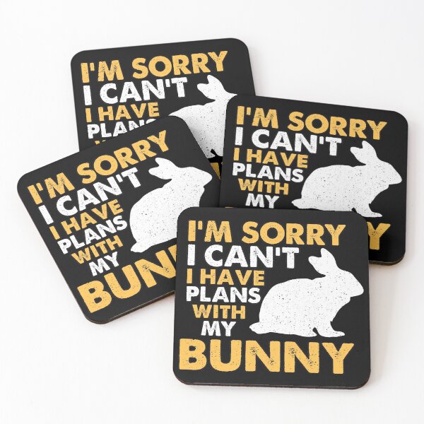 Item preview, I'm sorry bunny bunny rabbit pet gift designed and sold by redshirtz.