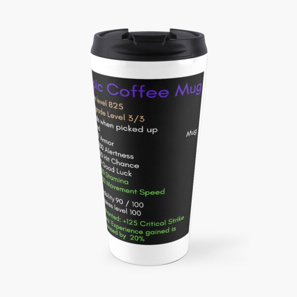 Epic Coffee Mug World of Warcraft Travel Coffee Mug