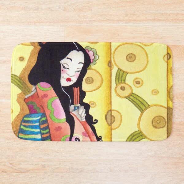 Item preview, Geisha with red kimono designed and sold by adeillustrator.