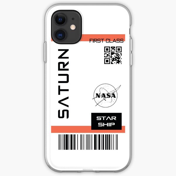 Best Seller - Star ship ticket to Saturn iPhone Soft Case