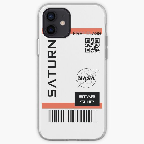 Best Seller - Star ship ticket to Saturn iPhone Soft Case