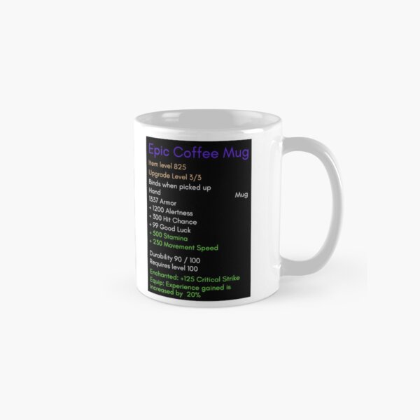Epic Coffee Mug World of Warcraft Classic Mug