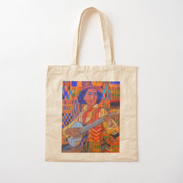 Banjo: Five Strings Cotton Tote Bag