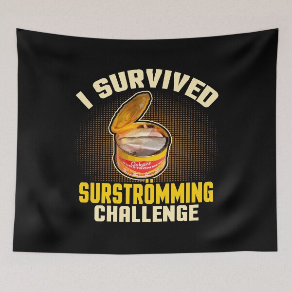 Item preview, I survived surströming fish smelly nasty gift designed and sold by redshirtz.