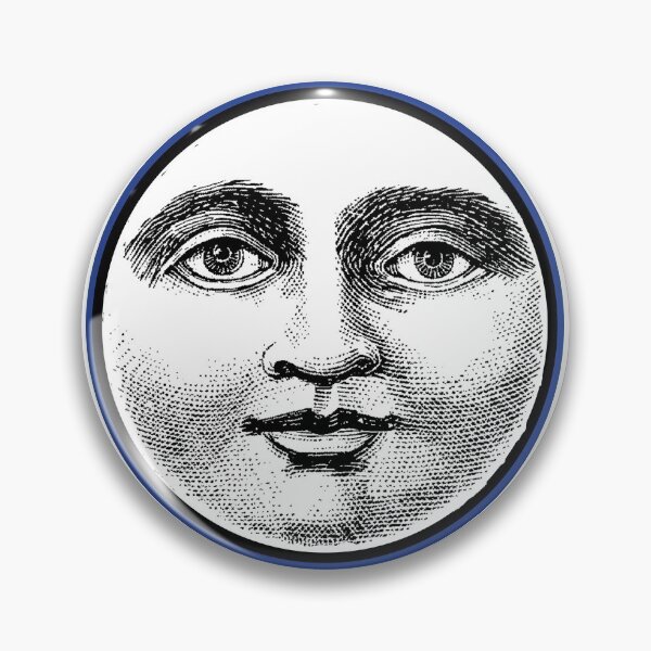 Item preview, MOON FACE:  BLUE designed and sold by dragonindenver.