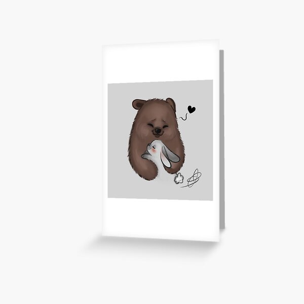 Item preview, Bear and bunny designed and sold by Caspalpo.