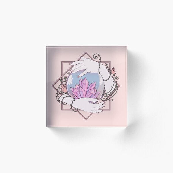 Crafty Witch: Crystal Ball Acrylic Block