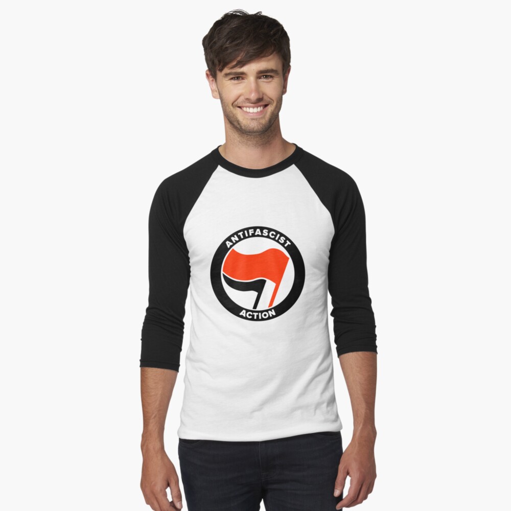 Artikel-Vorschau von Baseballshirt mit 3/4-Arm, designt und verkauft von AntifaShop.