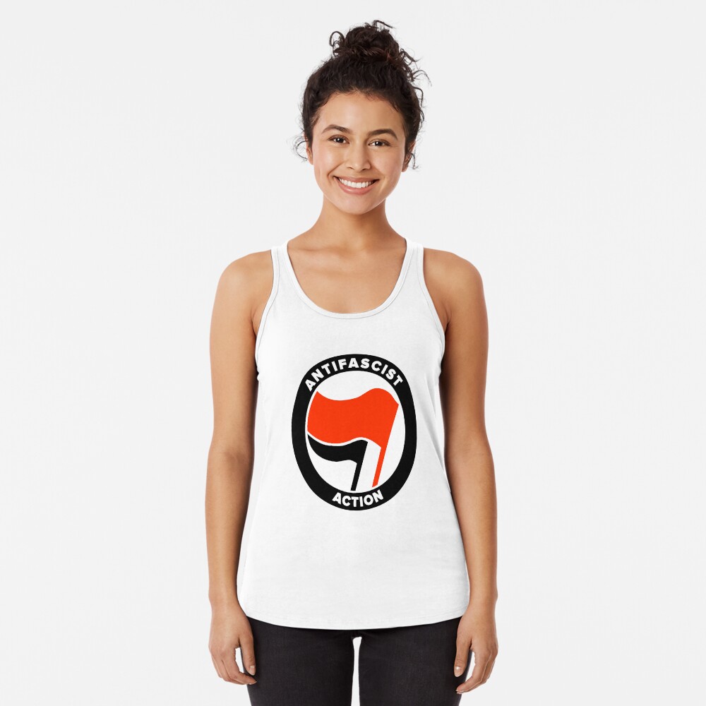 Artikel-Vorschau von Racerback Tank Top, designt und verkauft von AntifaShop.