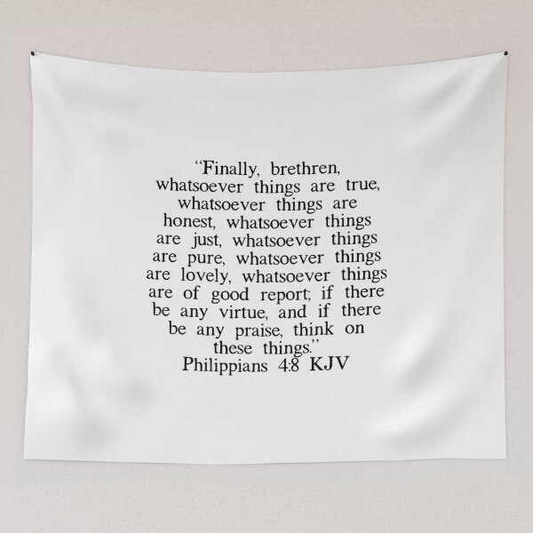 Item preview, Philippians 4:8 KJV designed and sold by IBMClothing.