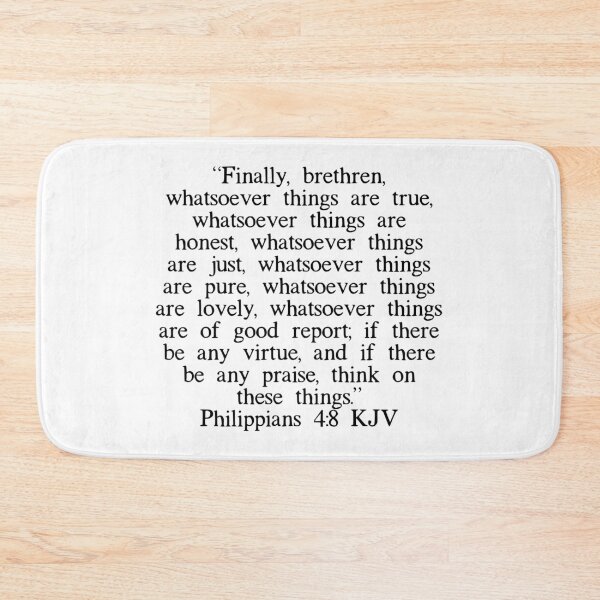 Item preview, Philippians 4:8 KJV designed and sold by IBMClothing.