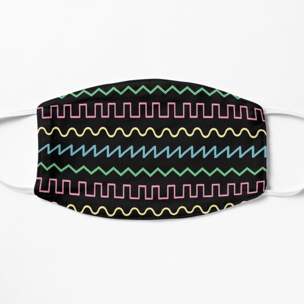 Synthesizer Waveform Flat Mask
