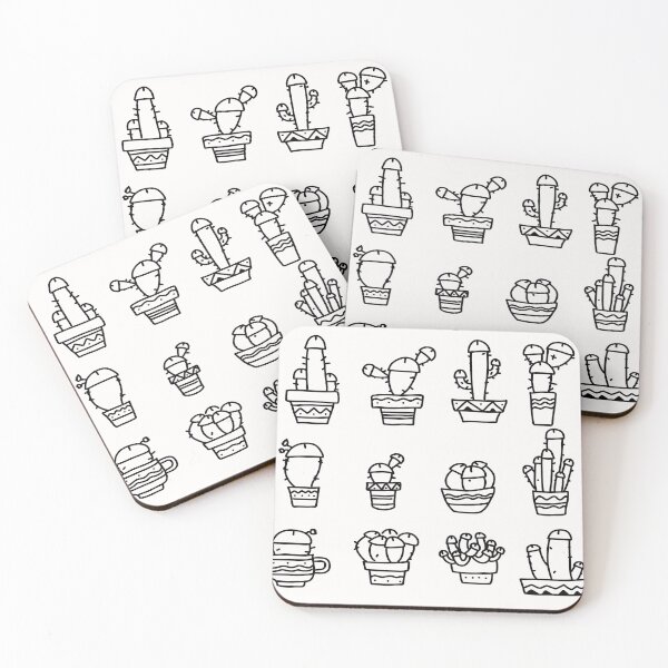 Item preview, COCK PLANTS CACTUS BW designed and sold by aydapadi.