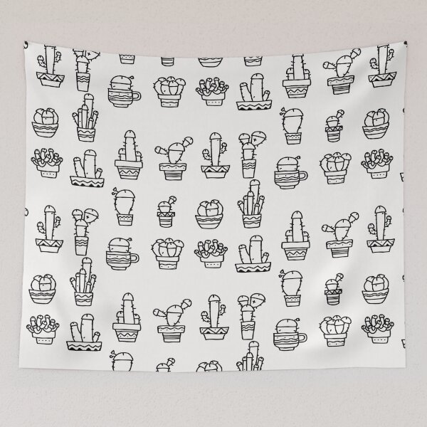 Item preview, COCK PLANTS CACTUS BW designed and sold by aydapadi.