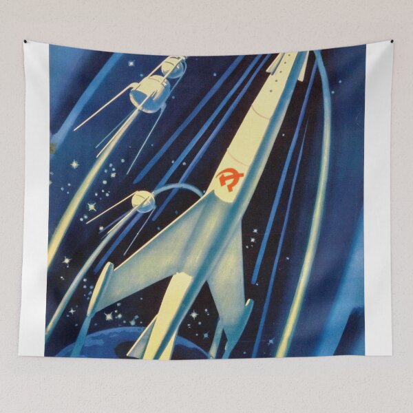 Item preview, Soviet Rocket Poster  designed and sold by pravdamedia.