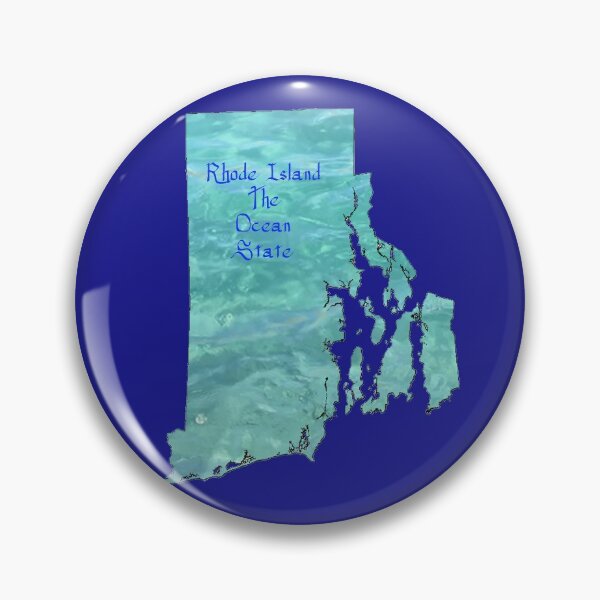 Item preview, Rhode Island Map with State Nickname:  The Ocean State designed and sold by Havocgirl.