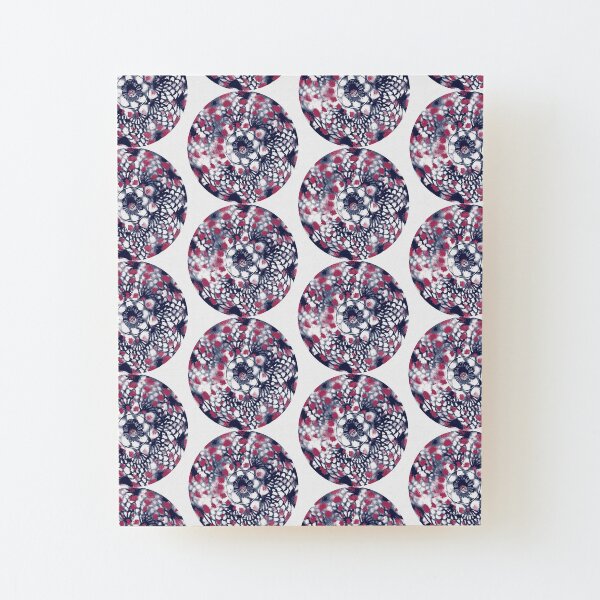 Pink and Blue Prettiness Mandala Wood Mounted Print