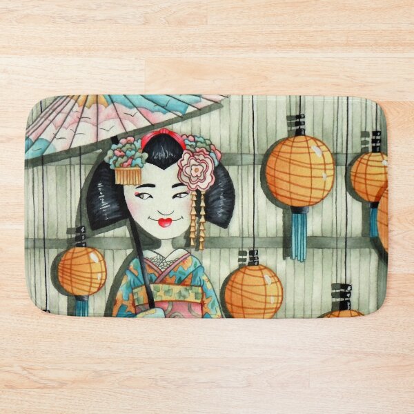Item preview, Geisha with sunshade designed and sold by adeillustrator.
