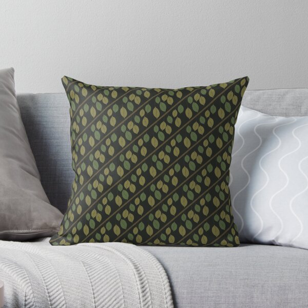 Hanging Leaves Throw Pillow