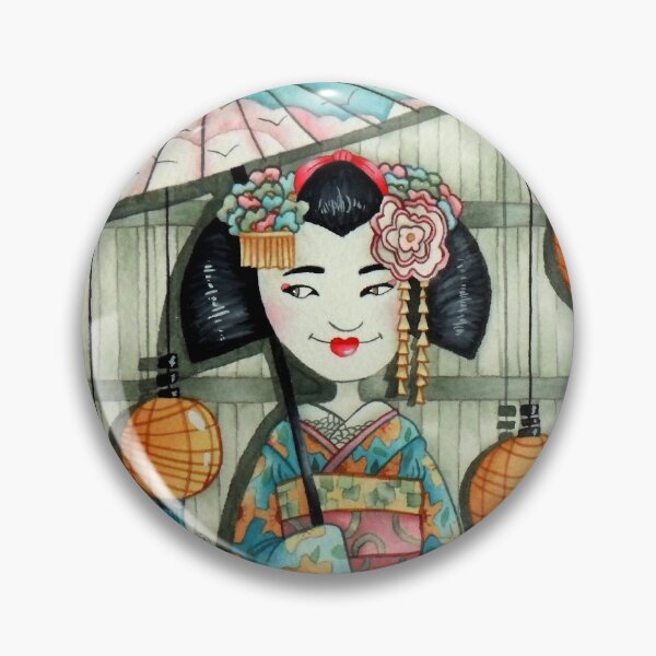 Item preview, Geisha with sunshade designed and sold by adeillustrator.