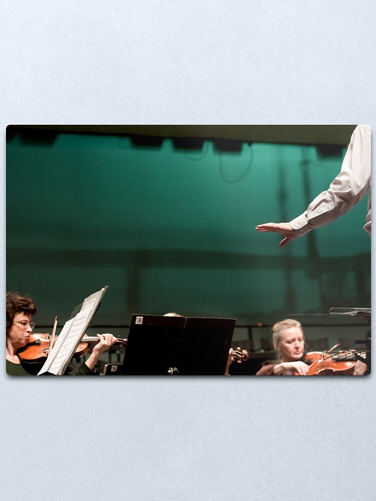 Alternate view of The Conductor Metal Print