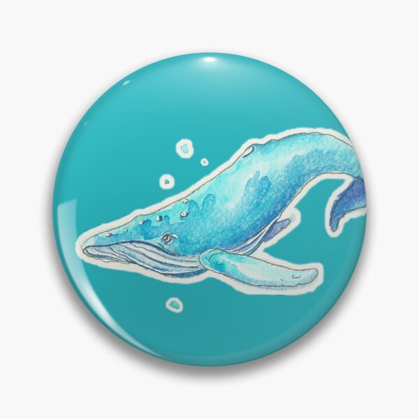 Item preview, Roger - Watercolor Whale designed and sold by Elena Casiglio.