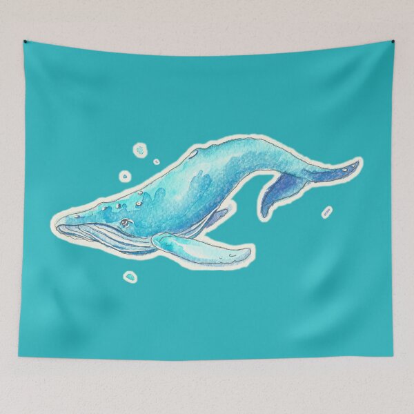 Item preview, Roger - Watercolor Whale designed and sold by Elena Casiglio.