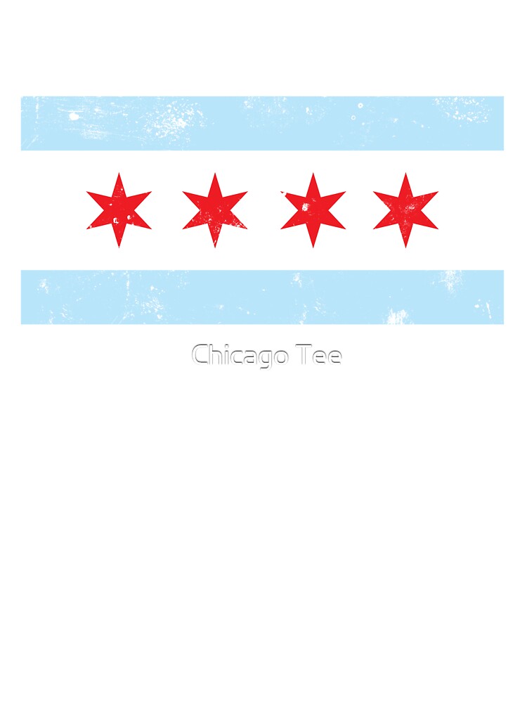 Chicago Vertical Flag T-Shirt