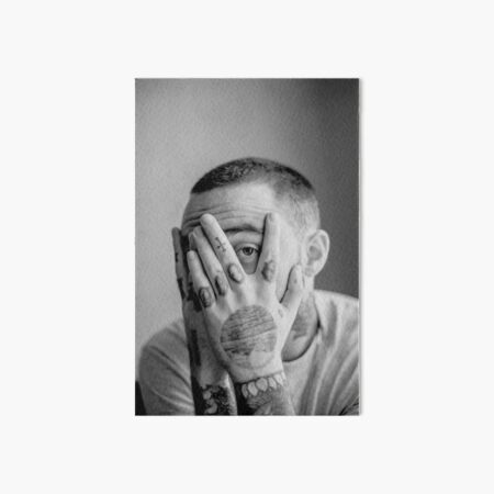 Mac Potrait Face Art Board Print