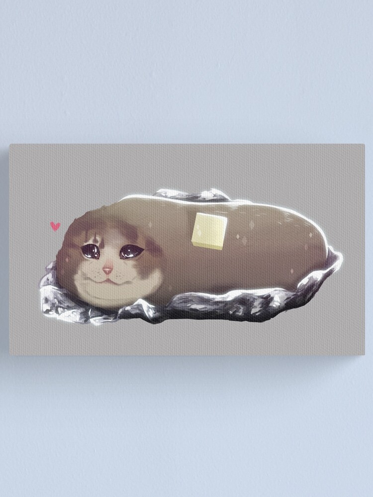 sad potato cat