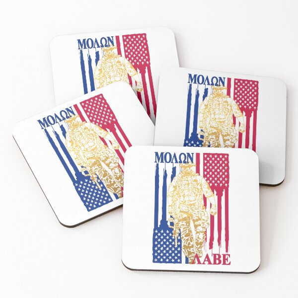 Item preview, Molon Labe; Moaon Aabe, USA; designed and sold by StickerApe.