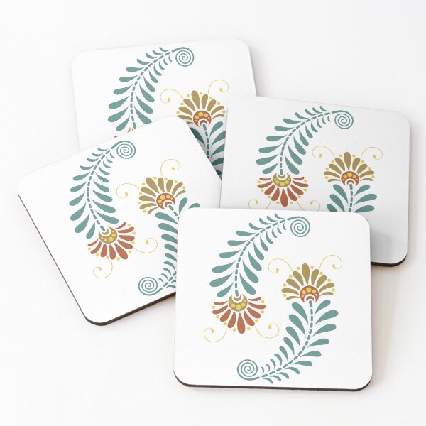 Paisley Coasters (Set of 4)