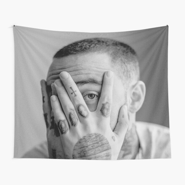 Mac Potrait Face Tapestry