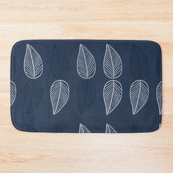 Item preview,  Skeleton Leaves in Indigo designed and sold by Annette Chabidon Studio.