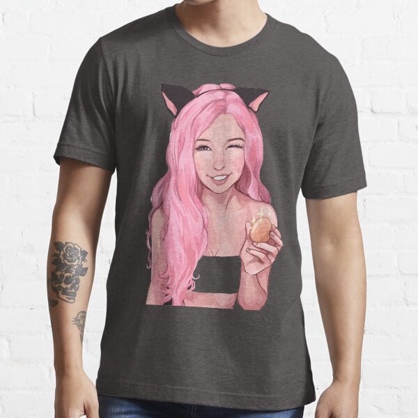 La Belle et la b/ête Disney Tee Shirt Femme Belle Pas de Filtre Elbenwald Coton Noir