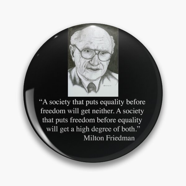Item preview, Milton Friedman Portrait designed and sold by ThirdDimension.