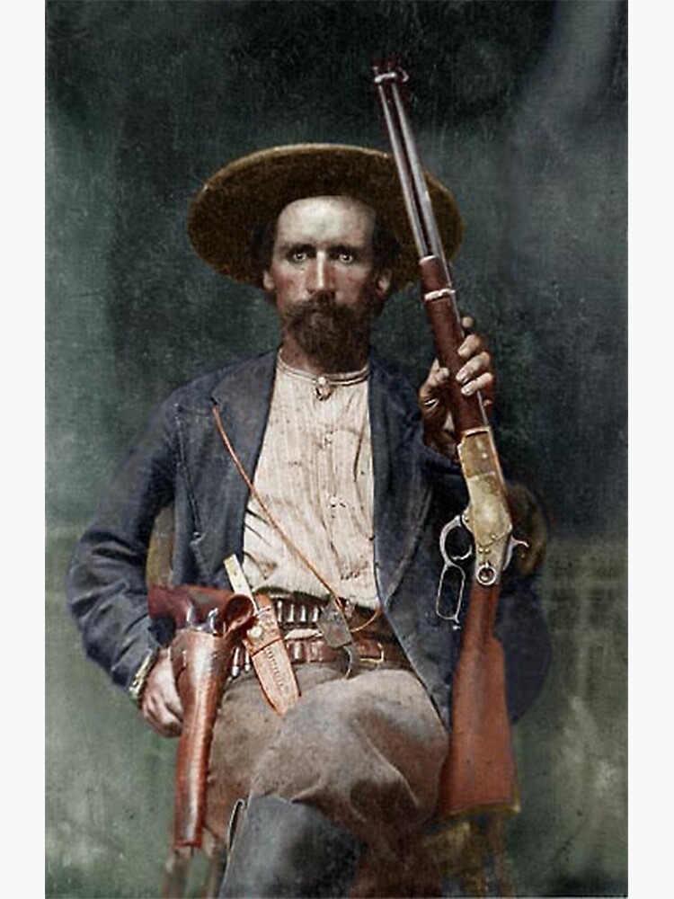 Jim B Hawkins Texas ranger 1875.  Poster for Sale by Gary sheaf