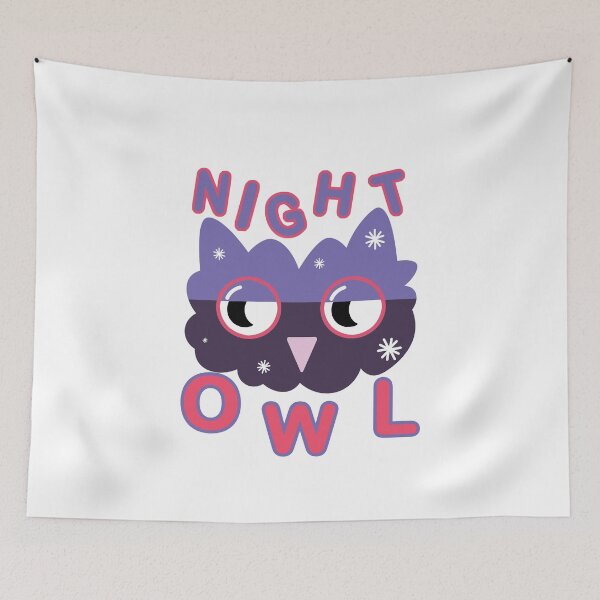 Item preview, Night OWL - No Sleep designed and sold by AdlDisEye.