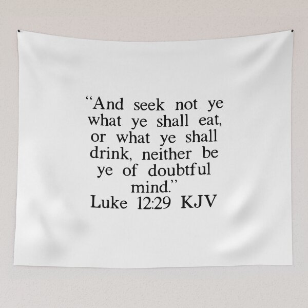 Item preview, Luke 12:29 KJV designed and sold by IBMClothing.