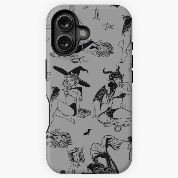 Item preview, Monster Girl Pinups - Gray designed and sold by Sabtastic.